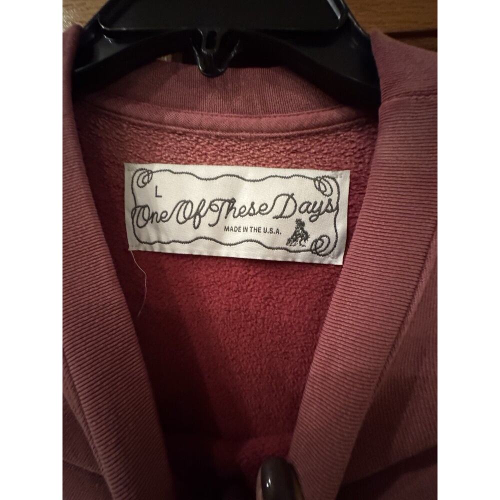 ONE OF THESE DAYS WILD WEST CREWNECK In Rose Size Large - Picture 4 of 4